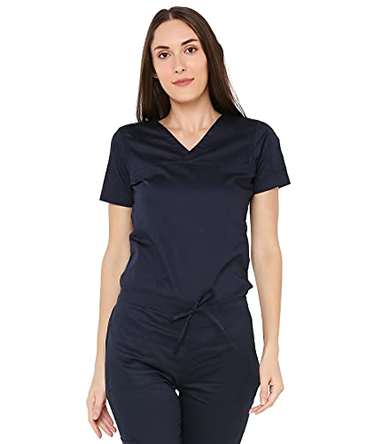 Image of Associated Uniforms Womens Cotton Slim Fit Scrub Suit with Lycra /Spandex /Stretch feel (LYCO)