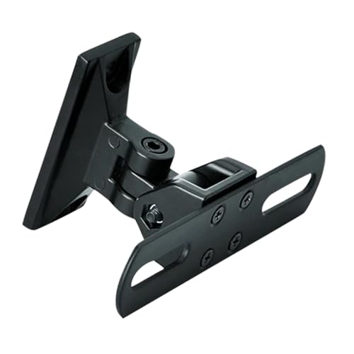 Support mural pour enceinte surround réglable noir zinc fixation haut-parleur 30 kg intérieur