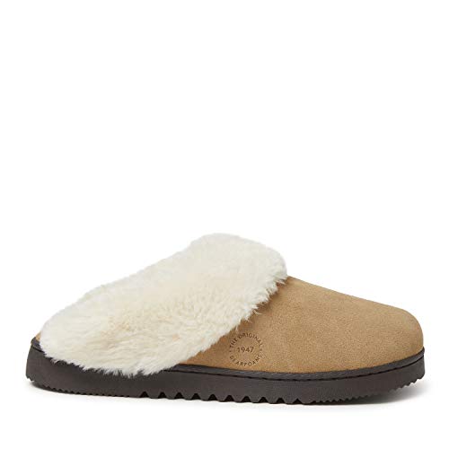 Dearfoams Men's Suede Closed Toe Scuff Slipper3