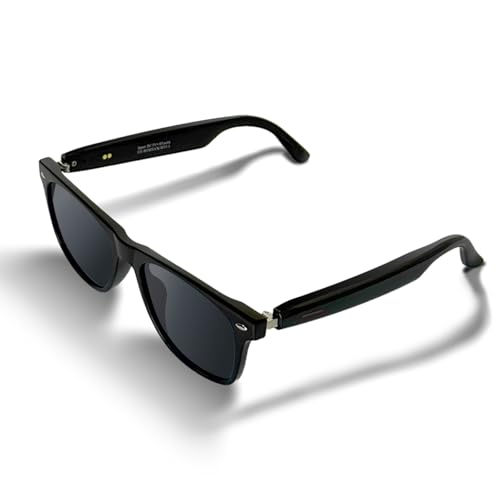 Smart Glasses with AI,Smart Glasses for Women,Bluetooth Glasses with 100+ Translation,Smart Glasses for Men&Woman,Multifunctional Bluetooth Glasses for Men (Black)