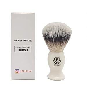 Mens Shaving Brush-Echolly Shaving Brushes for Men-Vegan Fast Lather Shave Brush for Wet Shave-Luxury Beard Brush-Perfect Valentines Gifts for Men