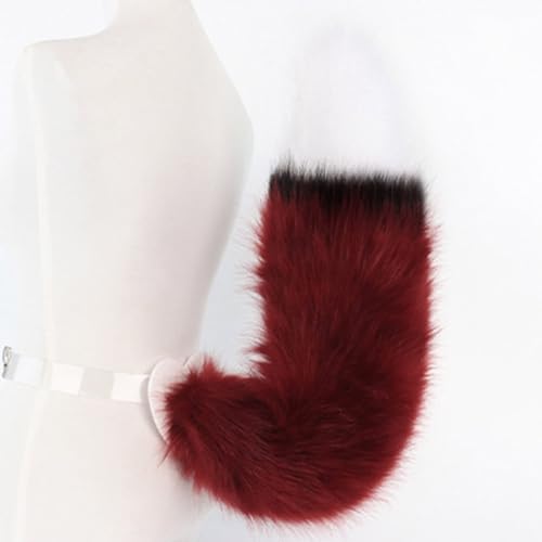 Oreilles de chat et queue cosplay en fausse fourrure pour déguisement Halloween et fête