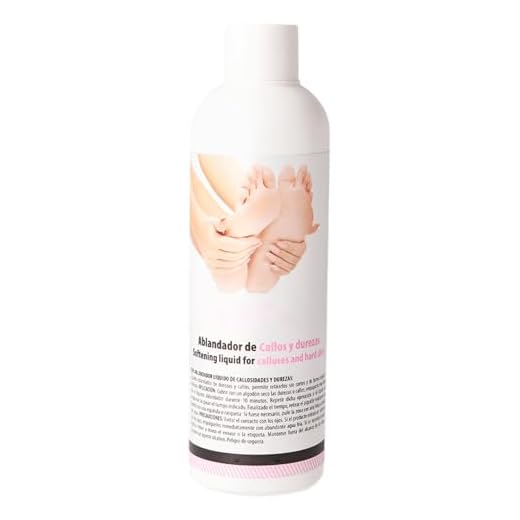 IMAXWAVE Ablandador Líquido de Callosidades y Durezas 250 ml | Suaviza la Piel Endurecida en Pies | Tratamiento Profesional de Pedicura para Remoción Fácil, Rápida, Sin Dolor y Efectiva (250 ml)