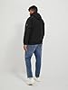 JACK & JONES Mens Softshell Hooded Jacket Plus Size Black 4XL #2