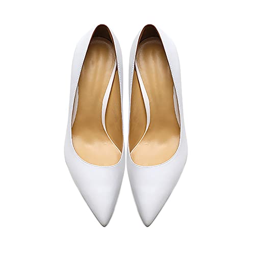 Chaussures de mariage à bout pointu et finitions haute couture