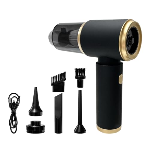 BWBWND Handheld Car Vacuum, 14500PA Rechargeable 4 in 1 Vacuum Cleaner & Air Duster with Multi-Nozzles, Portable Cordless 120W High Power Hand Held Vacuum for Car Home Office Pet