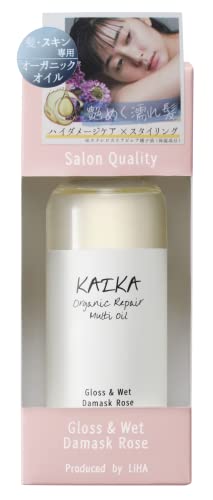 KAIKA カイカオーガニックマルチオイル 天然由来成分99.3% ダマスクローズの香り ツヤ感スタイリング