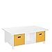 RiverRidge Home RiverRidge Activity Table, White with Golden Yellow Bins