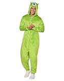 Spirit Halloween Monsters Inc. Adult Mike Wazowski Jumpsuit Costume | Officially licensed | Disney | Pixar- L/XL