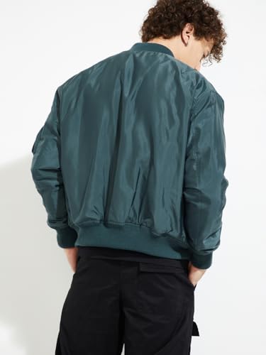 Image of Max Men's Polyester Standard Length URB N MA1 Bomber Jacket