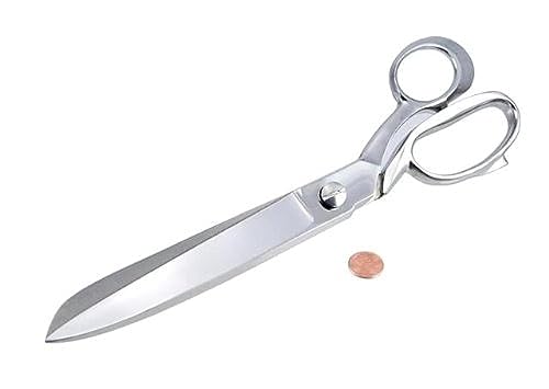 Szco Supplies 12" Professional Heavy-Duty Fabric Scissors For Tailoring With Mirror Finished Handle