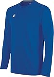 ASICS Mens Circuit 8 Warm-Up Long sleeve, Royal, Medium