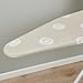 Full Size T Leg Ironing Board 53x14 Inch Adjustable Height Steel Frame Thick Padded Cotton Cover Non Slip