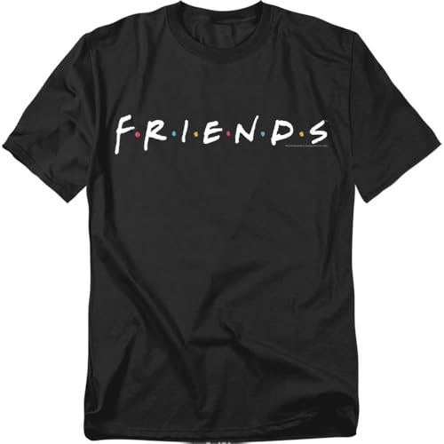 Popfunk Friends TV Show Logo Black T Shirt (Large)