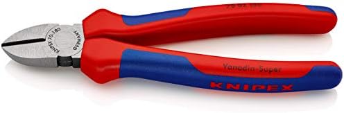 Knipex Szczypce tnące boczne chromowane, izolowane zanurzeniowo wg VDE 160 mm 70 07 160