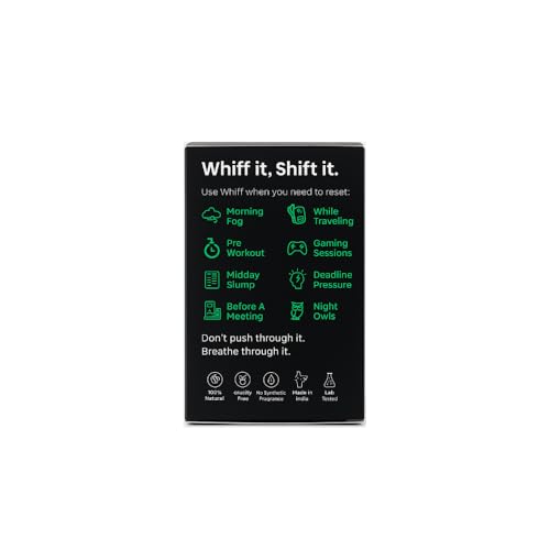 Image of Whiff Core System - Energize + Relax + Lite Aromatherapy Inhalers | Herbal Breath Ritual Kit for Focus, Calm & Instant State Shift