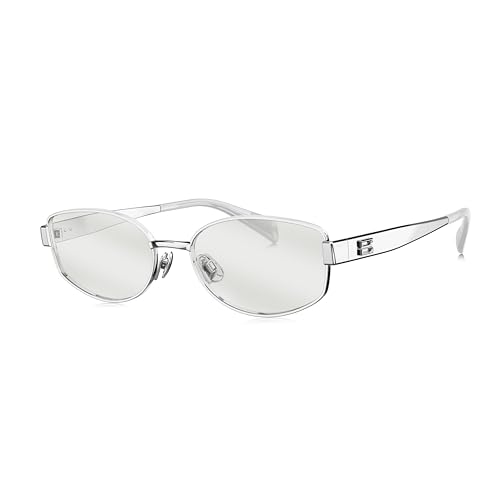 Image of BOLON Unisex Full Titanium Narrow Retro UV400 Sunglasses BX7001 VaCay 57mm | Exclusive Eyewear Brand of EssilorLuxottica