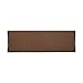 J & M Home Fashions Ribbed Runner Utility Mat, 22-Inch by 60-Inch, Brown