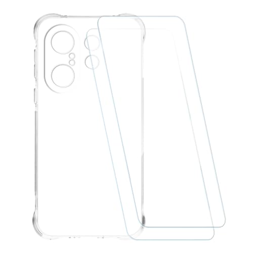 ESCAMOT �v�����g�P�[�X + 2�������K���X�t�B���� Vivo S30 Pro Mini 5G 2025 �Ƃ̌݊�������, �Ռ��z���\�t�g�J�o�[ HD�N���A (�N���A)