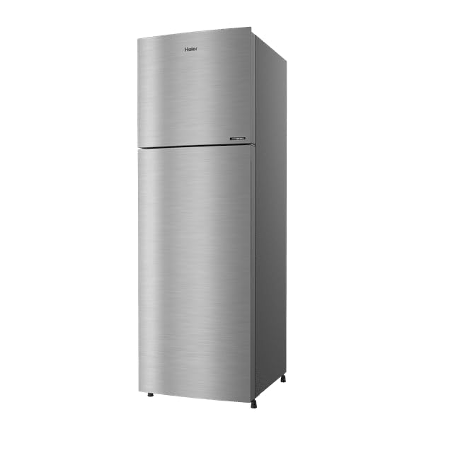 Image of Haier 268 Litres 2 Star Frost Free Double Door Convertible Refrigerator with Turbo Icing REF HRF-3182BIS-P, Inox Steel