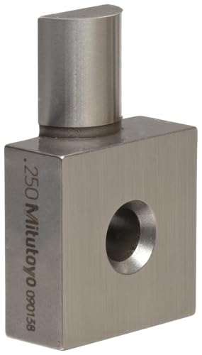 Mâchoire demi-ronde Mitutoyo 619051 bloc carré rayon 0,248 L39,9mm l10,3mm