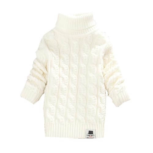 1-8 Years Baby Boys Girls Turtleneck Sweaters High Collar Twist Soft Children's Keep Warm Sweater