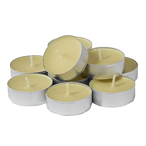 Candlenscent Colored Tea Light Candles | Unscented | Ivory | Made In Usa (Pack Of 30) #TOP26