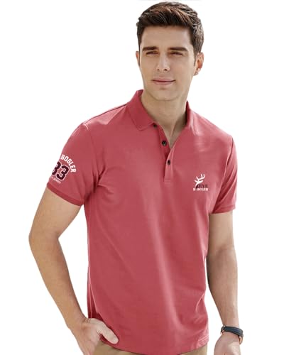 Image of Noble Monk Men's Cotton Blend Regular Fit Polo T-Shirt
