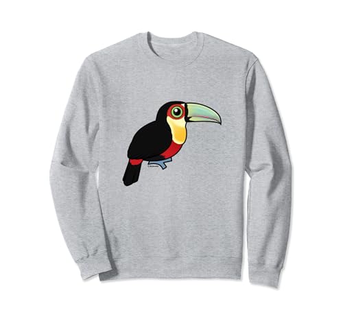 Cute Cartoon Toucan Bird | Red-breasted Toucan Bird Design Sweatshirt