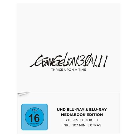 Evangelion: 3.0+1.11 Thrice Upon a Time [4K UHD Blu-ray] (Mediabook Special Edition) + (Blu-ray)