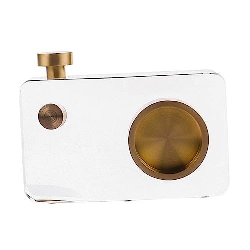 DOITOOL Elegant Crystal Camera Statue Room Decor Miniature Camera Photo Adornment