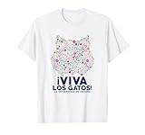 Campus Lab University of Arizona Wildcats Viva Los Gatos T-Shirt - Men's Unisex White Short Sleeve Classic Fit T-Shirt - NCAA Arizona Wildcats Sports Fan T-Shirt - Small