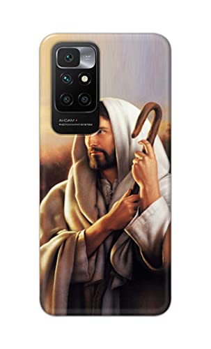 Image of PRINTFIDAA Catholic Image of Jesus Christ from Slovakia Hard Back Cover for Redmi 10 Prime Back Cover -(P6) KAT1003