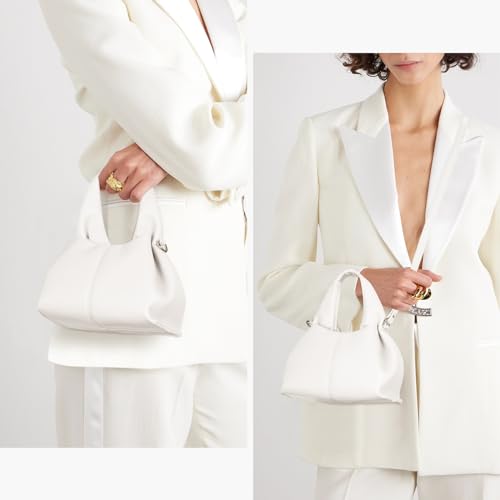 Image of Juoxeepy Crossbody Bag Purse Satchel Handbag for Women Shoulder Bag Chic Dumpling Cloud Bag Clutch Purse