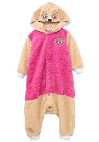 [カイタックファミリー] パウ・パトロール キッズ 着ぐるみ パジャマ フリース もこもこ (ピンク（スカイ）, 130cm)のサムネイル