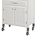 homestyles Dolly Madison Off-White Kitchen Cart