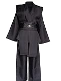 Bichingda - Túnica con capucha para disfraz de caballero, cosplay para hombre, conjunto completo para Halloween.
