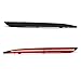 iJDMTOY Dark Smoked Lens 90-SMD Full LED Rear Bumper Reflector Light Trim Compatible With 2015-up Chrysler 300, Function as Tail or Rear Fog Lights