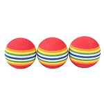 Bepets 12PCS Foam Balls for Cats, Colorful Rainbow Cat Toy Sponge Balls Soft Pet Toy - Image 2