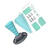 LEIQI Foldable Piping Bag Set Includes Assorted Decorating Tips for Portable Baking Accessories and Easy Maintenance #3
