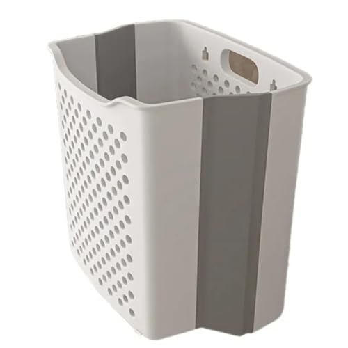 Hipzeepo Cesta de Lavandería de Pared de Gran Capacidad con Asa Portátil para Uso Doméstico. Cesta de Lavandería Plegable.