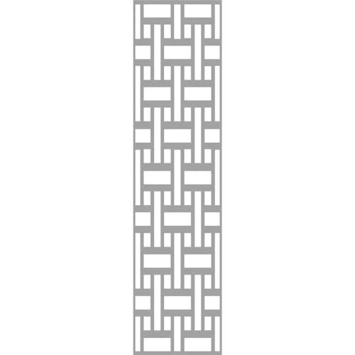 Image of 17 3 /8 inchW x 71 3 /8 inchH x 3 /8 inchT Denton Decorative Fretwork Wall Panels in Architectural Grade PVC
