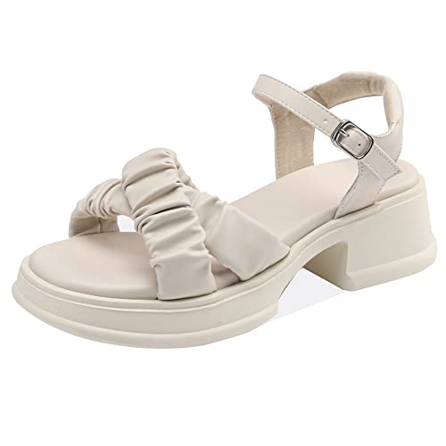 Sandales talon carré stables bride en T finies les douleurs de mariage