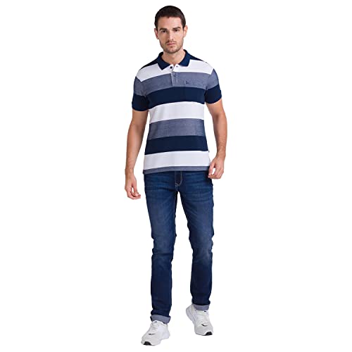 Image of Parx Cotton Black T-Shirt for Men