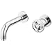 Delta Faucet Trinsic Wall Mount Bathroom Faucet Chrome, Wall Mount Faucet Bathroom, Wall Faucets Bathroom Sink, Chrome Bathroom Faucet, Faucet for Bathroom Sink, Chrome T3558LF-WL (Valve Not Included)