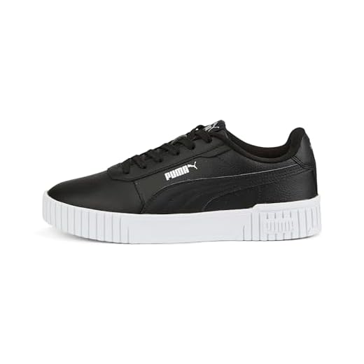 PUMA Carina 2.0, Zapatillas Mujer, Black Silver Gray, 39 EU