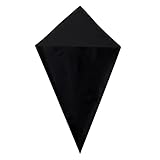 Black Bandana Pocket Square Head Scarf Headbands Handkerchief Cowboy Cotton Bib Party Face Covering Headwear For Motorcycling Mens Womens Unisex