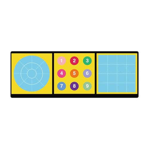 Colaxi Kids Footstep Training Mat Agility Ladder Pad Unique Enhance Physical Abilities Practice Children Versatile Compact Anti Slip, Colorful