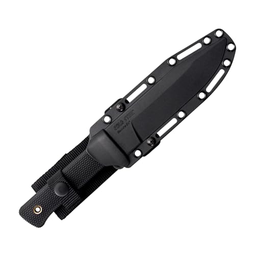 Image of COLD STEEL SRK 6 inch CPM 3V Clip Point Razor-Sharp Blade 4.75 inch Kray-Ex Durable Handle Tactical Fixed Blade Knife w /Secure-Ex Sheath | 4.75 Kray-Ex Handle, Secure-Ex Sheath, 10.75 Overall Length