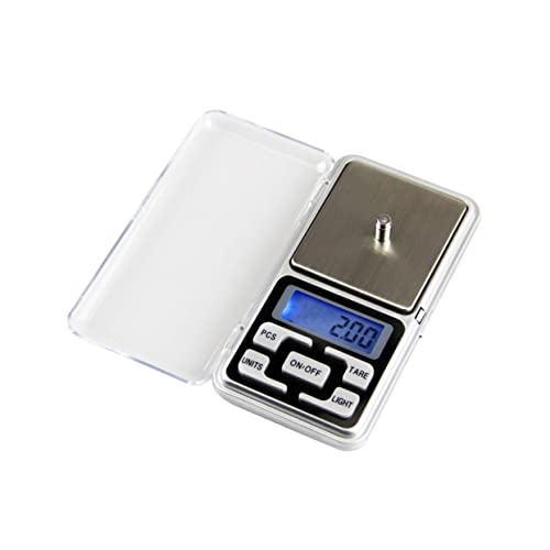 Tehaux Digital Scale Small Weight Jewelry Gold G/G Cooking Capacity Accuracy Diamond Pocket Gram G Scale Digital Electronic Food Lab Grams Scales Stainless Precision High Kitchen Steel Pocket Scale #TOP2